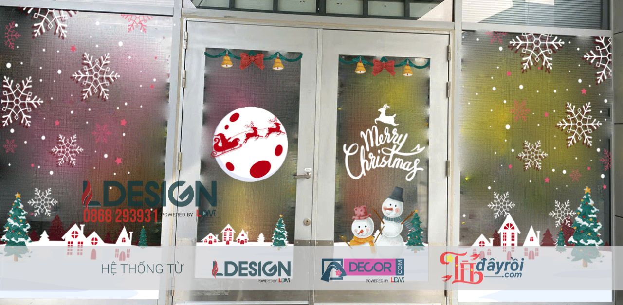 How to decorate Christmas windows