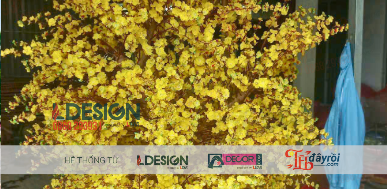 Thi Công Cây Mai Giả, Đào Giả Cao Cấp – Xu Hướng Trang Trí Năm 2025