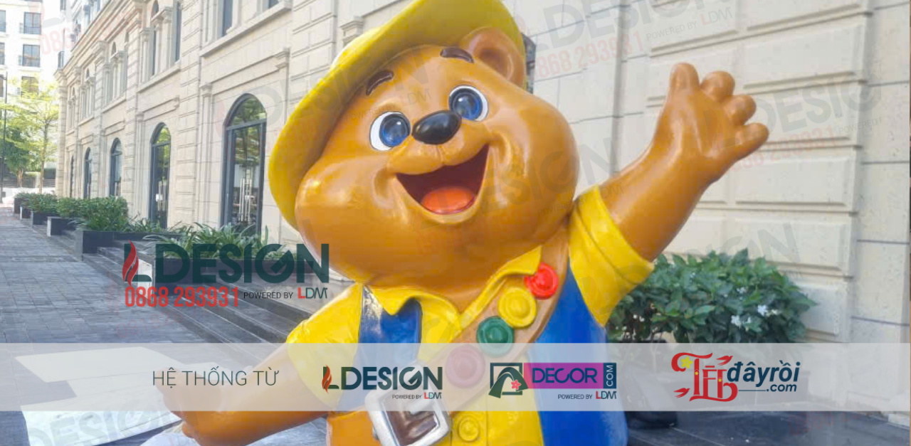 Thi Công Mô Hình Composit Bảo Tàng Gấu – Phú Quốc