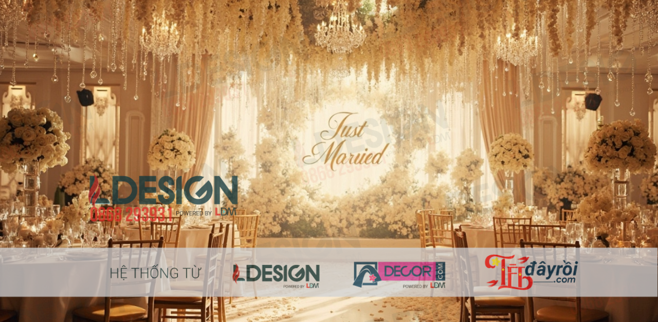 Trang Trí Tiệc Cưới Sang Trọng – Đẹp Mọi Khoảnh Khắc