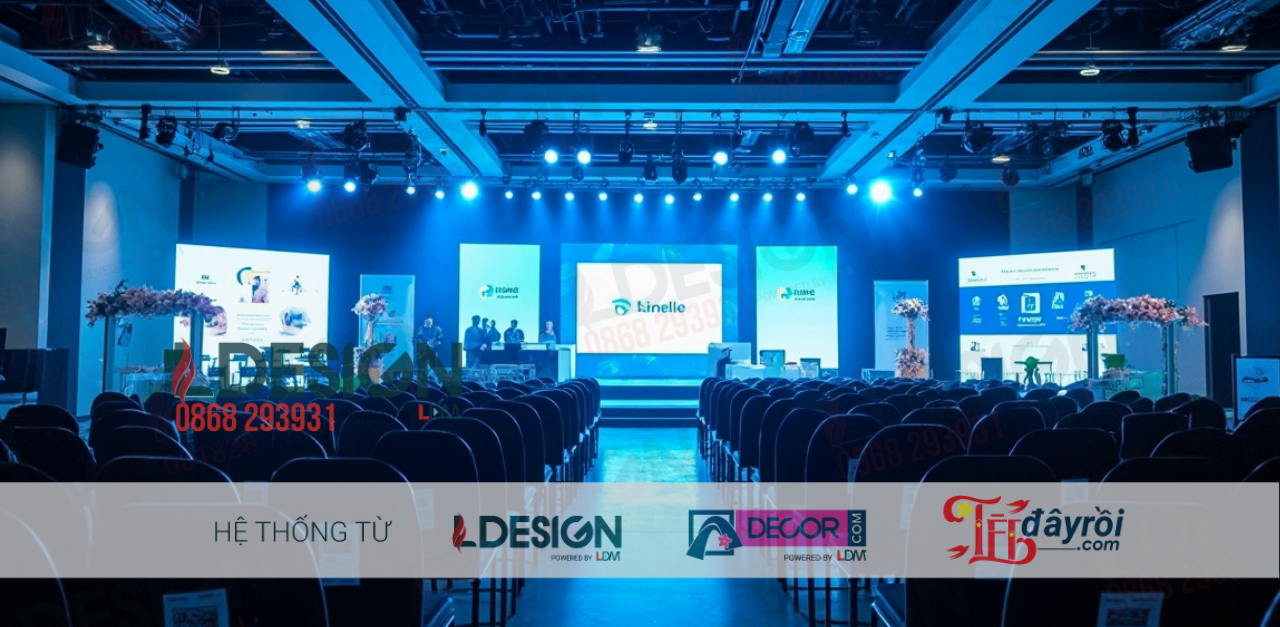 Trang Trí Sự Kiện Hội Nghị, Hội Thảo – Chuyên Nghiệp & Ấn Tượng