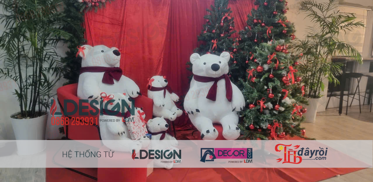 Trang Trí Giáng Sinh Văn Phòng Cty Sun Asterisk