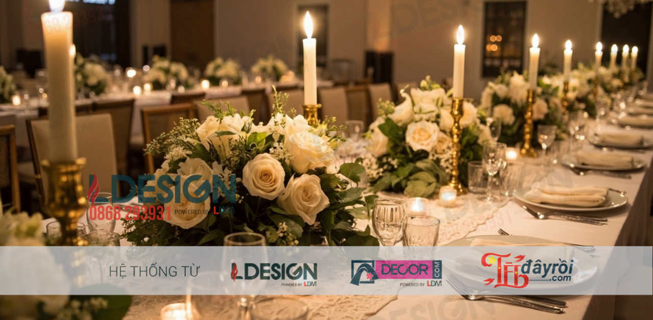 Top công ty tổ chức tiệc cưới chuyên nghiệp – Thiết kế decor đẳng cấp