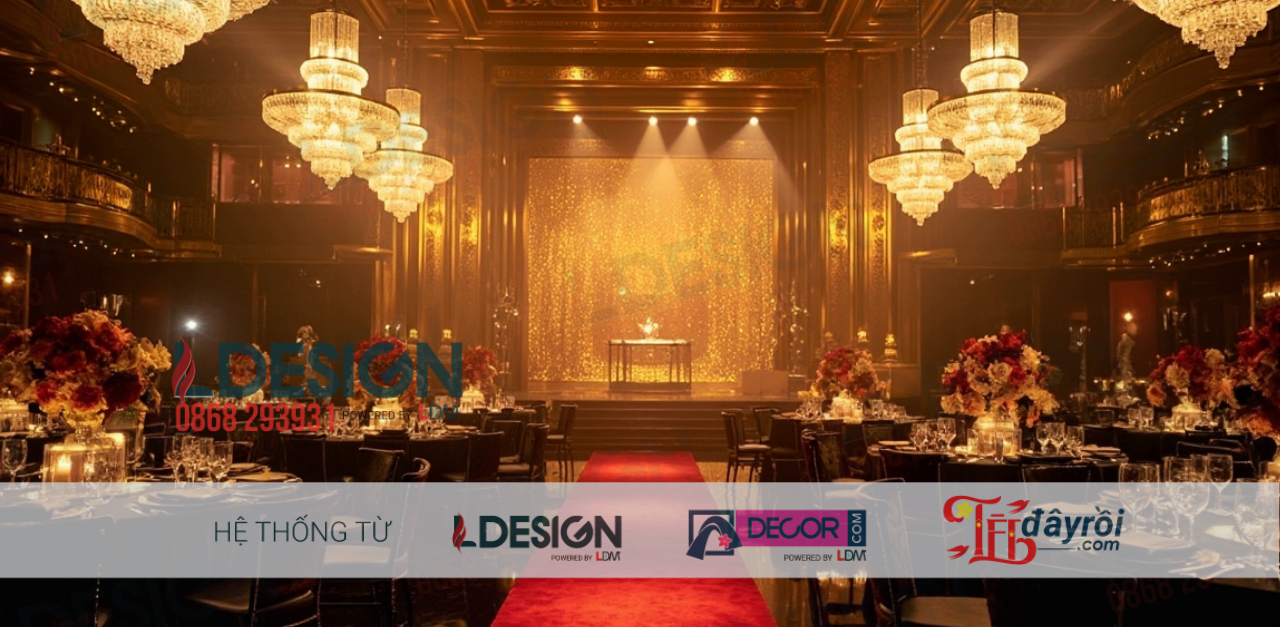 Trang Trí Sự Kiện Lễ Hội – Màu Sắc Sống Động, Không Khí Tưng Bừng