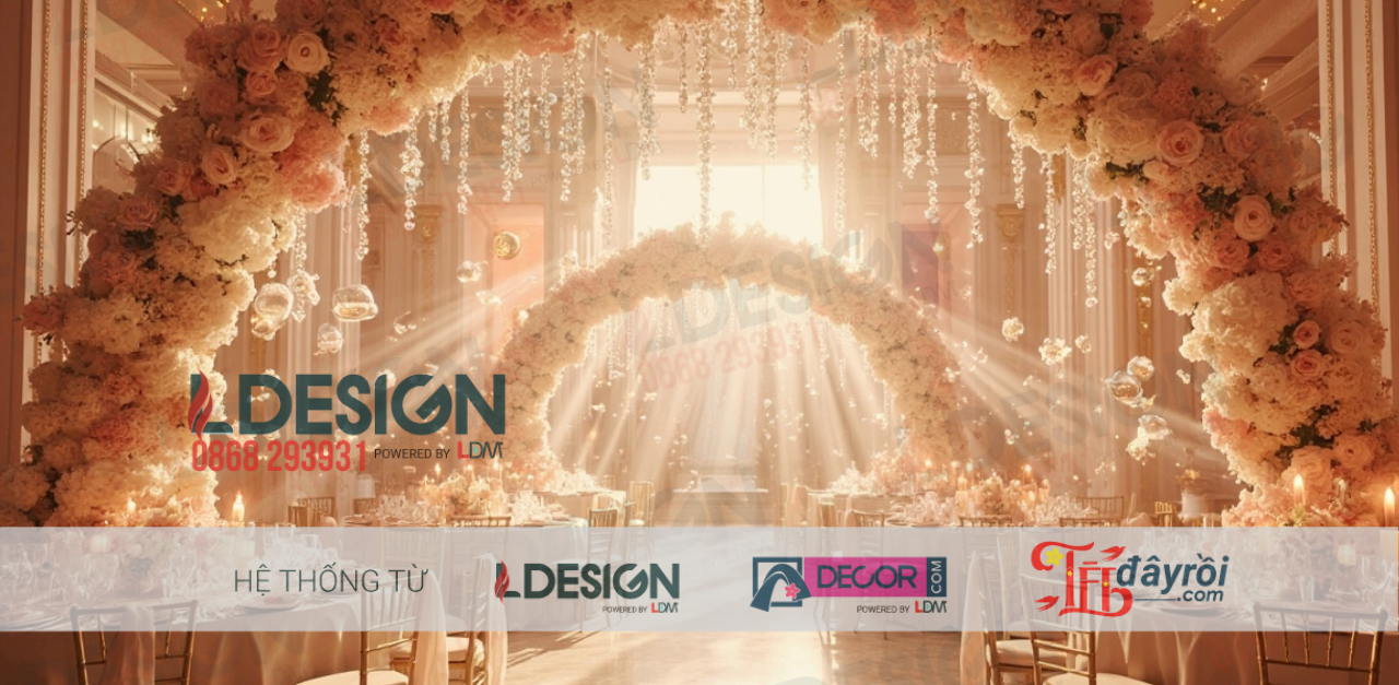 Sắc Hoa Tỏa Sáng – Không Gian Sự Kiện Ngập Tràn Sức Sống