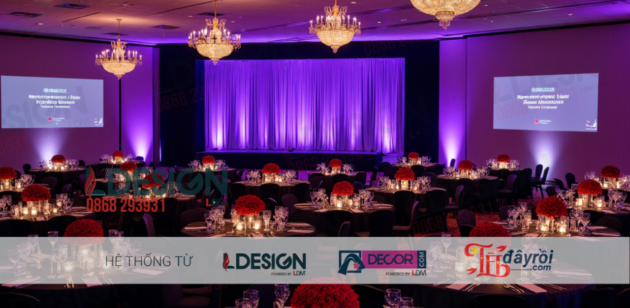 Dịch Vụ Trang Trí Sự Kiện Cao Cấp – Tạo Không Gian Ấn Tượng Khó Quên