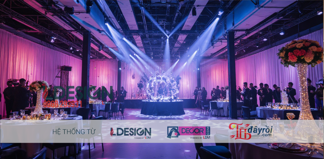 Trang Trí Sự Kiện Bằng Đèn LED – Giải Pháp Chiếu Sáng Tạo Hiệu Ứng Bắt Mắt