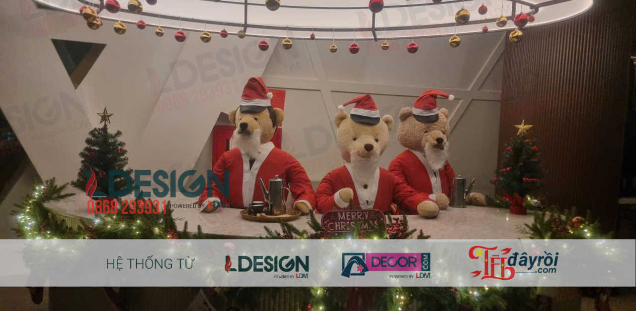 Trang Trí Giáng Sinh Bảo Tàng Gấu – Vinpearl Phú Quốc