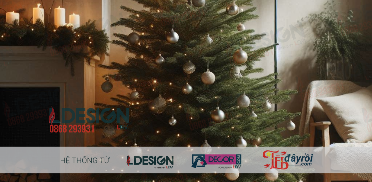 Decorating outdoor Christmas trees in Trảng Bàng Tây Ninh