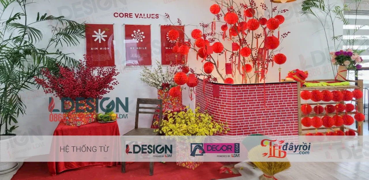 Catalog Trang Trí Tết Trọn Gói – Mẫu Đẹp, Ý Tưởng Xuân Ấn Tượng