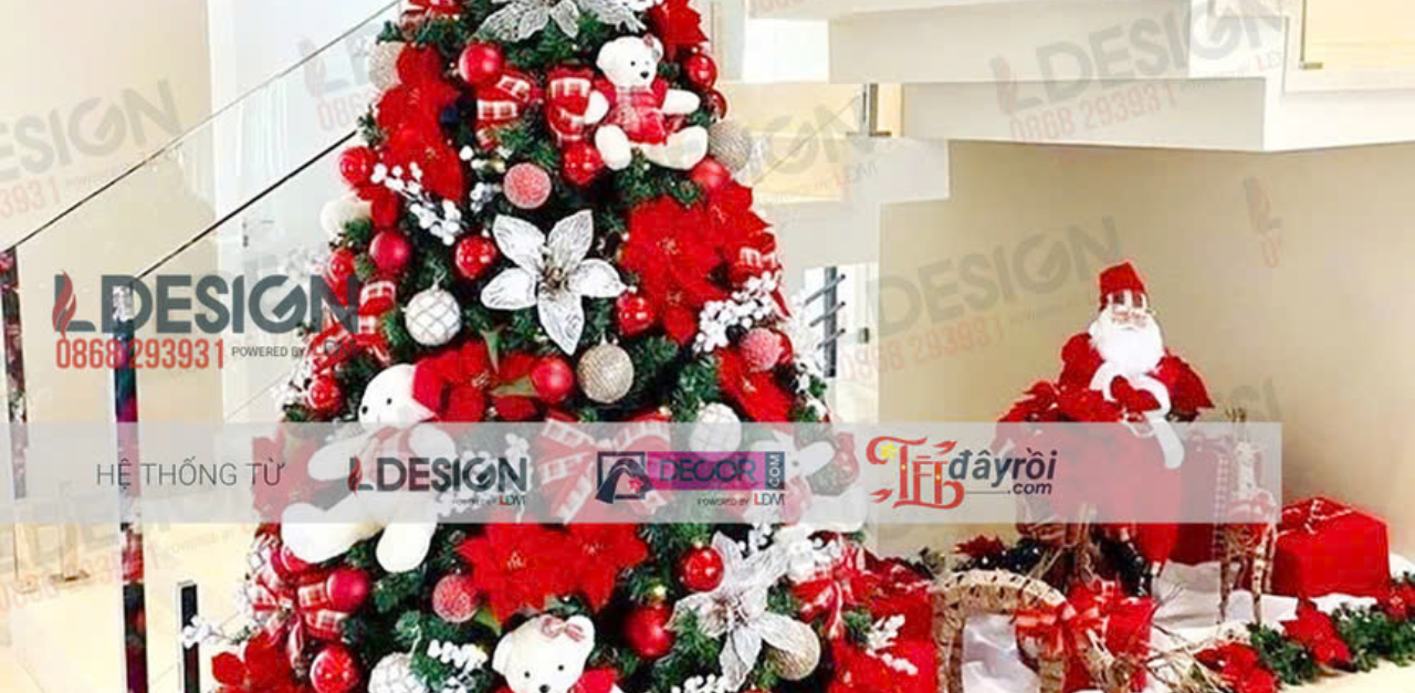 Thi công Cây thông Noel 1,5m, 2m, 2m5, 3m tại Trảng Bàng- Tây 