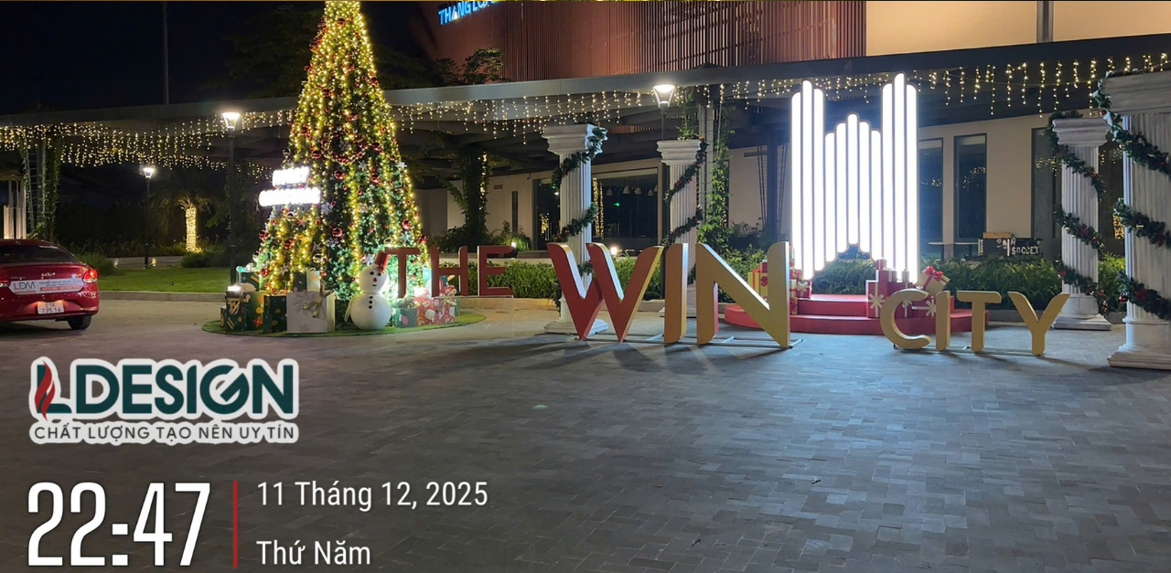 Thi Công Trang Trí Giáng Sinh Trọn Gói The Win City – Đức Hoà