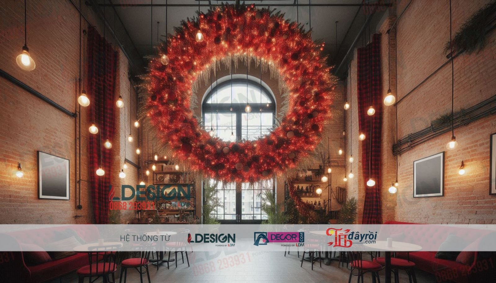 Trang trí Giáng sinh phong cách hiện đại