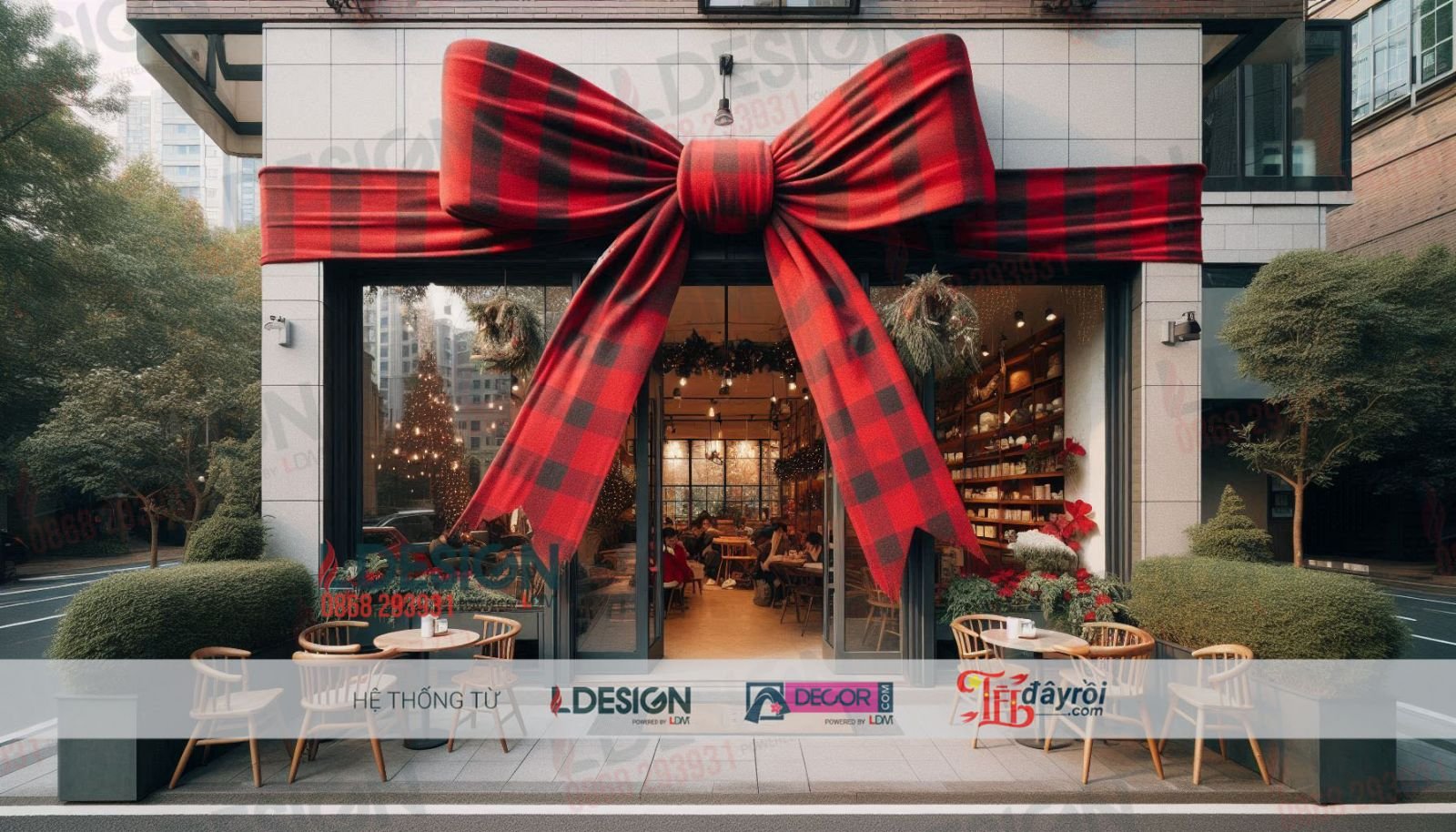 Trang trí Giáng sinh phong cách hiện đại