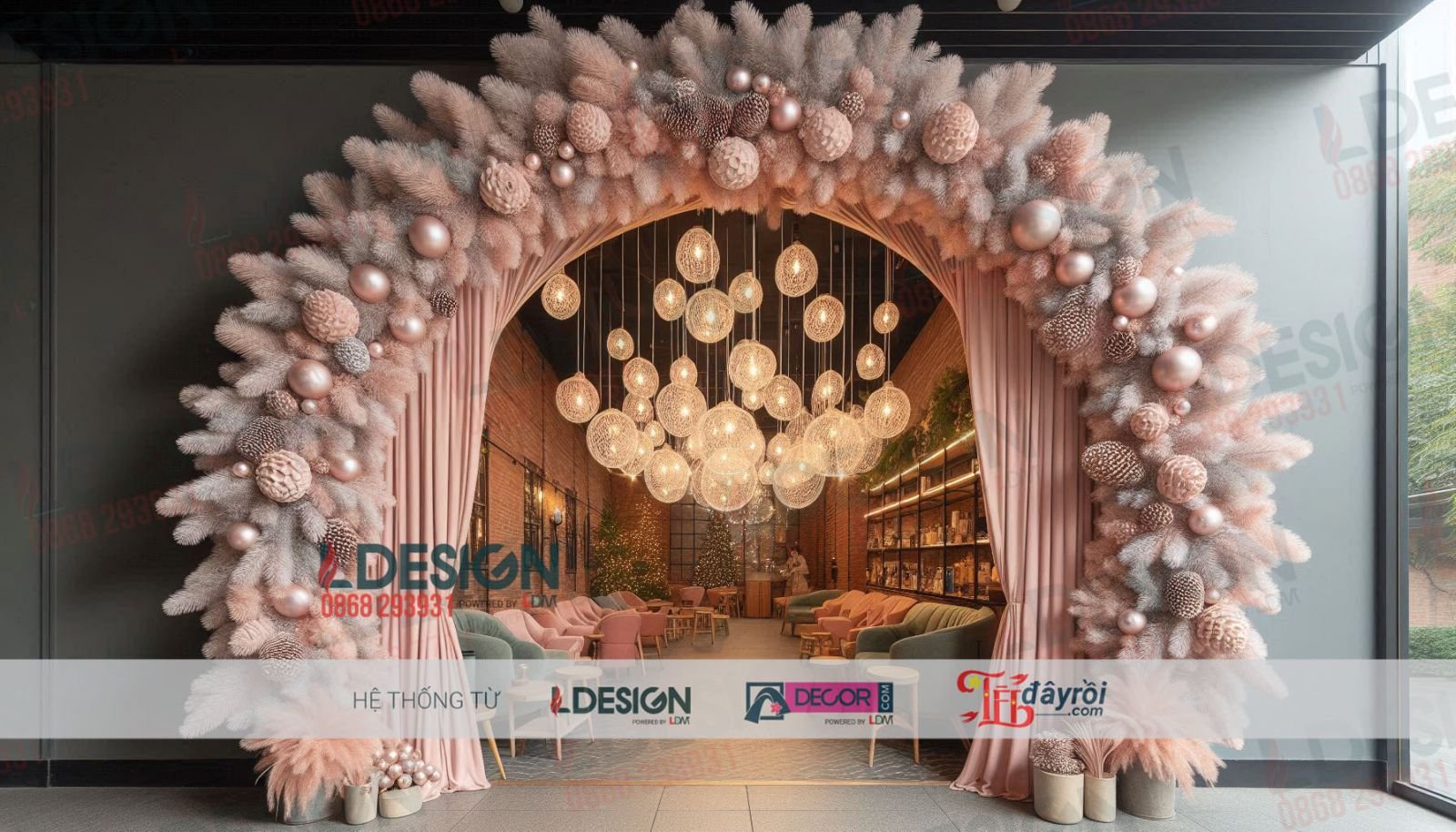 Trang trí Giáng sinh phong cách hiện đại