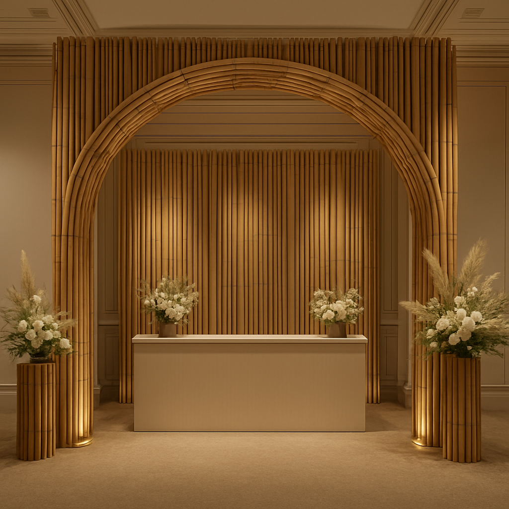 Trang trí sự kiện bằng tre: Giải pháp ấn tượng cho doanh nghiệp